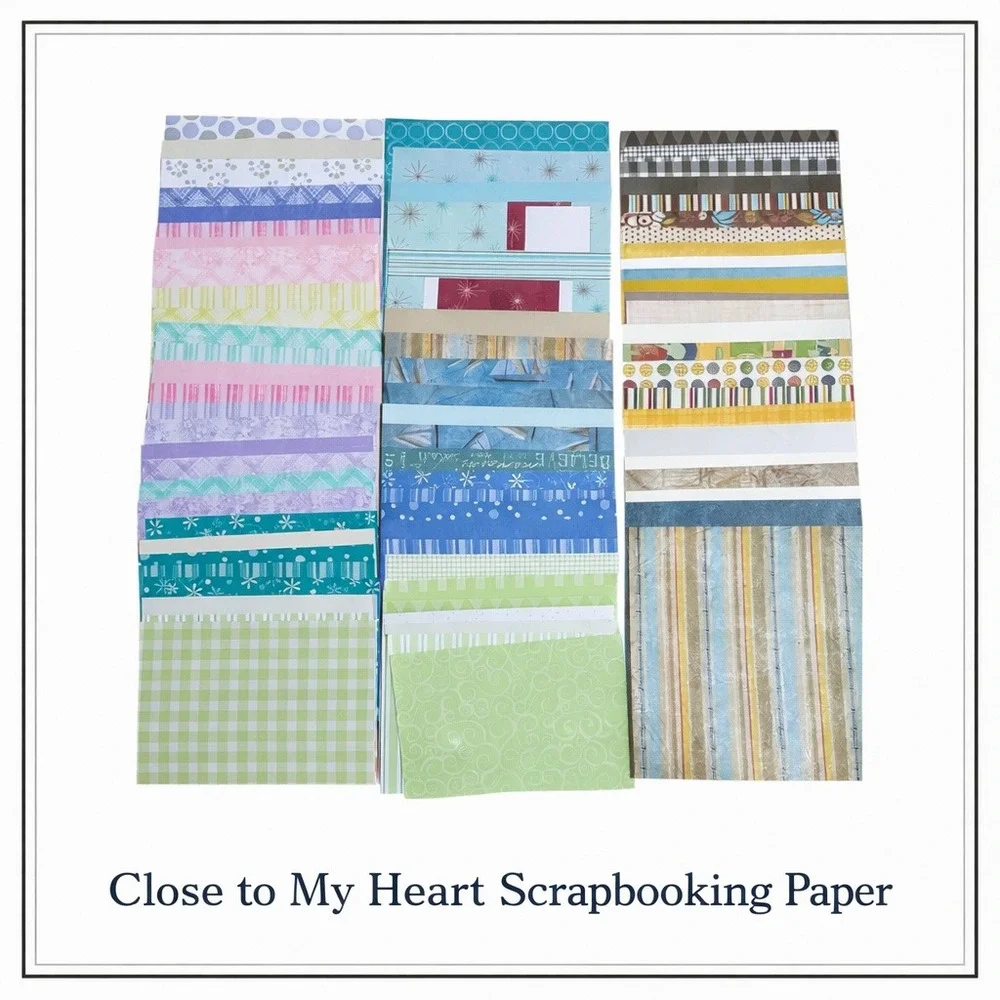 Close To My Heart Paper‎ Pack Scapbooking Journaling Card Making LOT 78